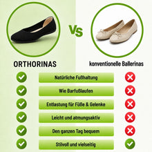 Lade das Bild in den Galerie-Viewer, Orthorinas – Schmerzlindernde Komfort-Ballerinas – Unisex | Ergonomisches Design
