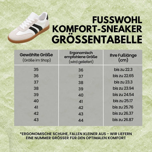 Fusswohl— Schmerzlindernde Komfort-Sneaker | Federleicht & Atmungsaktiv