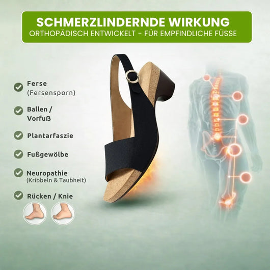 OrthoSun Schmerzlindernde Komfort-Sandaletten | Ergonomisches Design