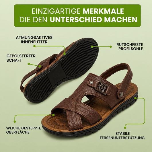 OrthoFeel - Schmerzlindernde Komfort-Sandalen | Rutschfest & Federleicht