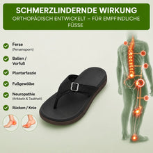 Lade das Bild in den Galerie-Viewer, Orthofit - orthopädische Komfort-Sandale | Federleicht &amp; Rutschfest