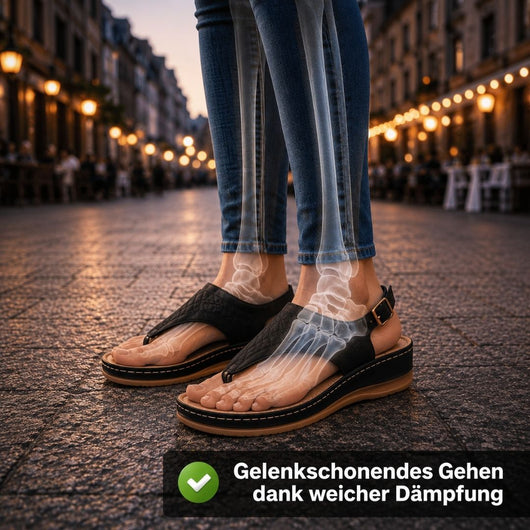 OrthoKomfort - Damen ergonomische schmerzlindernde Komfort-Sandalen