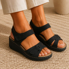 Lade das Bild in den Galerie-Viewer, OrthoLine - Schmerzlinderne Komfort-Sandalen | Ergonomisches Fußbett · Rutschfest · Federleicht

