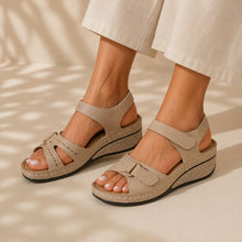 Lade das Bild in den Galerie-Viewer, OrthoLine - Schmerzlinderne Komfort-Sandalen | Ergonomisches Fußbett · Rutschfest · Federleicht

