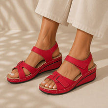 Lade das Bild in den Galerie-Viewer, OrthoLine - Schmerzlinderne Komfort-Sandalen | Ergonomisches Fußbett · Rutschfest · Federleicht
