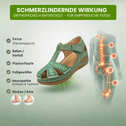 Orthosan -  Schmerzlindernde Komfort-Sandale | Rutschfest & Federleicht