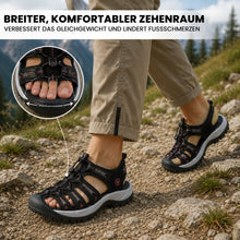 Lade das Bild in den Galerie-Viewer, Orthotrekking - Schmerzlindernde Komfort-Sandalen zum Gehen &amp; Wandern | Rutschfest &amp; Federleicht
