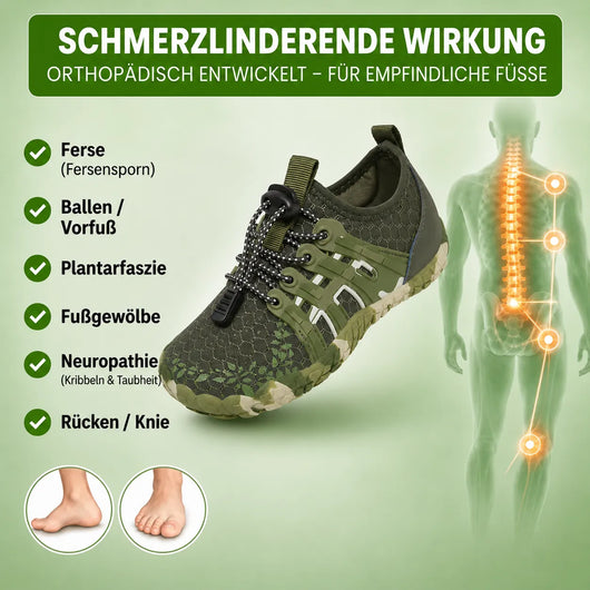 Trek – ergonomischer, wasserdichter & schmerzlindernder Outdoor-Barfußschuh