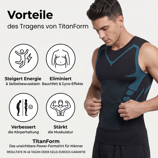 TitanForm – das Power-Formshirt, das Ihren Oberkörper in Sekunden sichtbar verwandelt