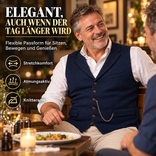 Windsor FormFit – formende Komfortweste für Herren | Elegant & ultrabequem