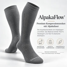 Lade das Bild in den Galerie-Viewer, AlpakaFlow – Premium-Kompressionssocken mit Alpakafaser
