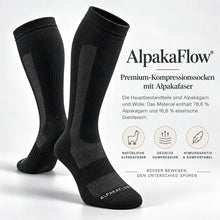 Lade das Bild in den Galerie-Viewer, AlpakaFlow – Premium-Kompressionssocken mit Alpakafaser
