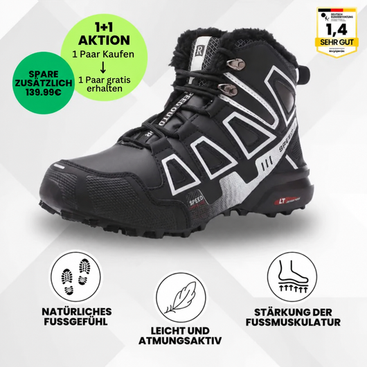 OrthoTrekking Pro - ergonomische schmerzlindernde Trekking u.-Wanderschuhe  - Sonderaktion 1+1 Gratis